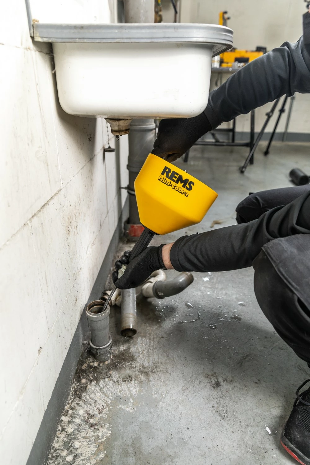Rems 170010 Mini-Cobra Buisontstopper voor hand- en elektrische bediening