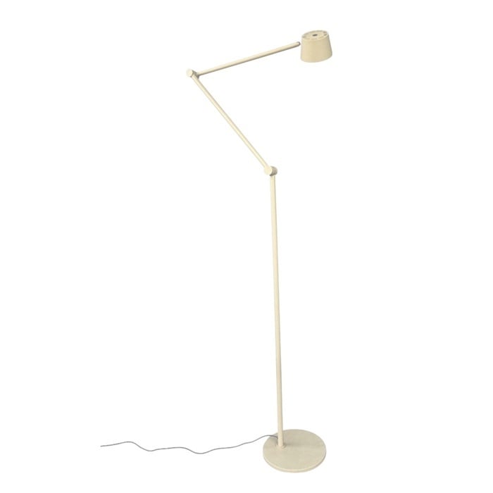 Freelight Freelight Vloerlamp Cugino CrÃ¨me 2-Arm incl. Dimmer