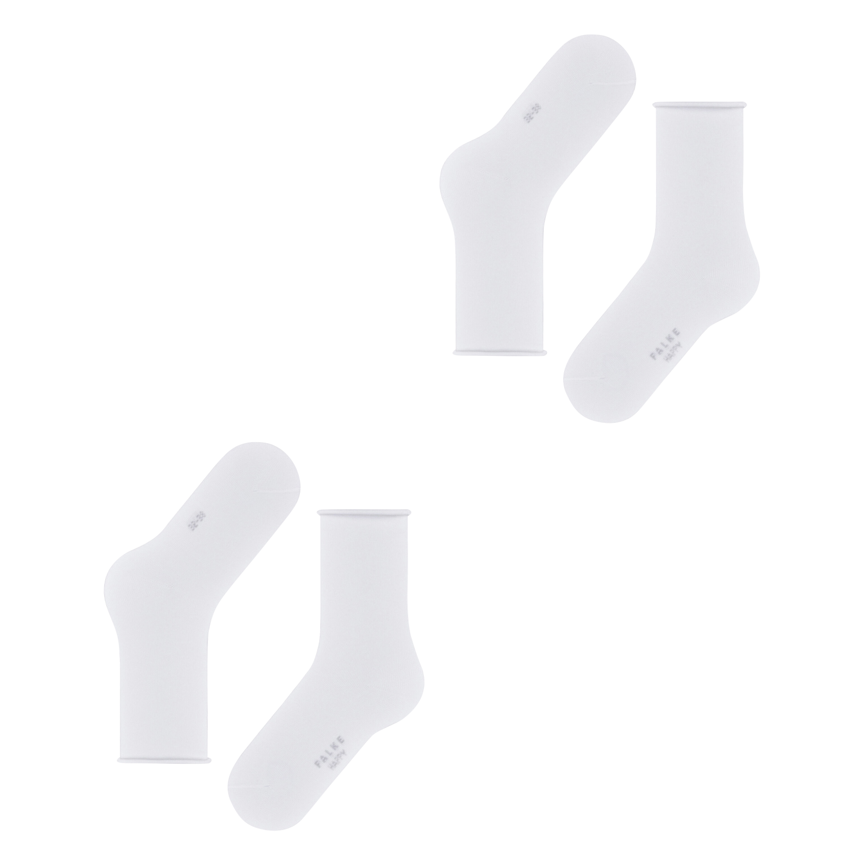 HAPPY - Pack de chaussettes en coton mélangé | Blanc