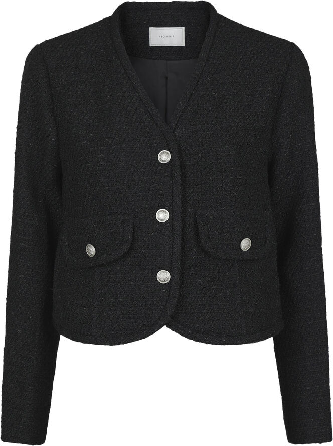 Neo Noir Manua Boucle Jacket Black