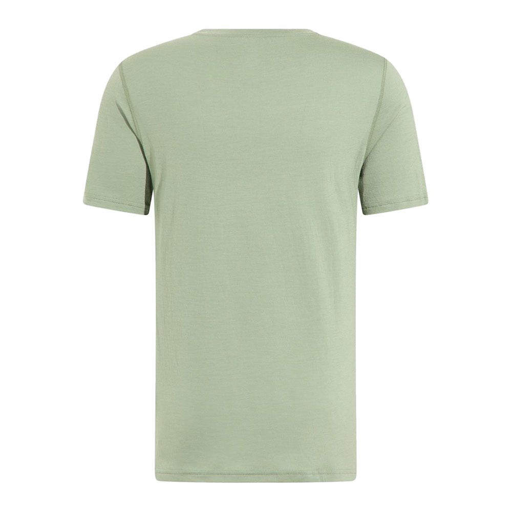 Odlo MERINO WARM - Sous-couche Homme matte green