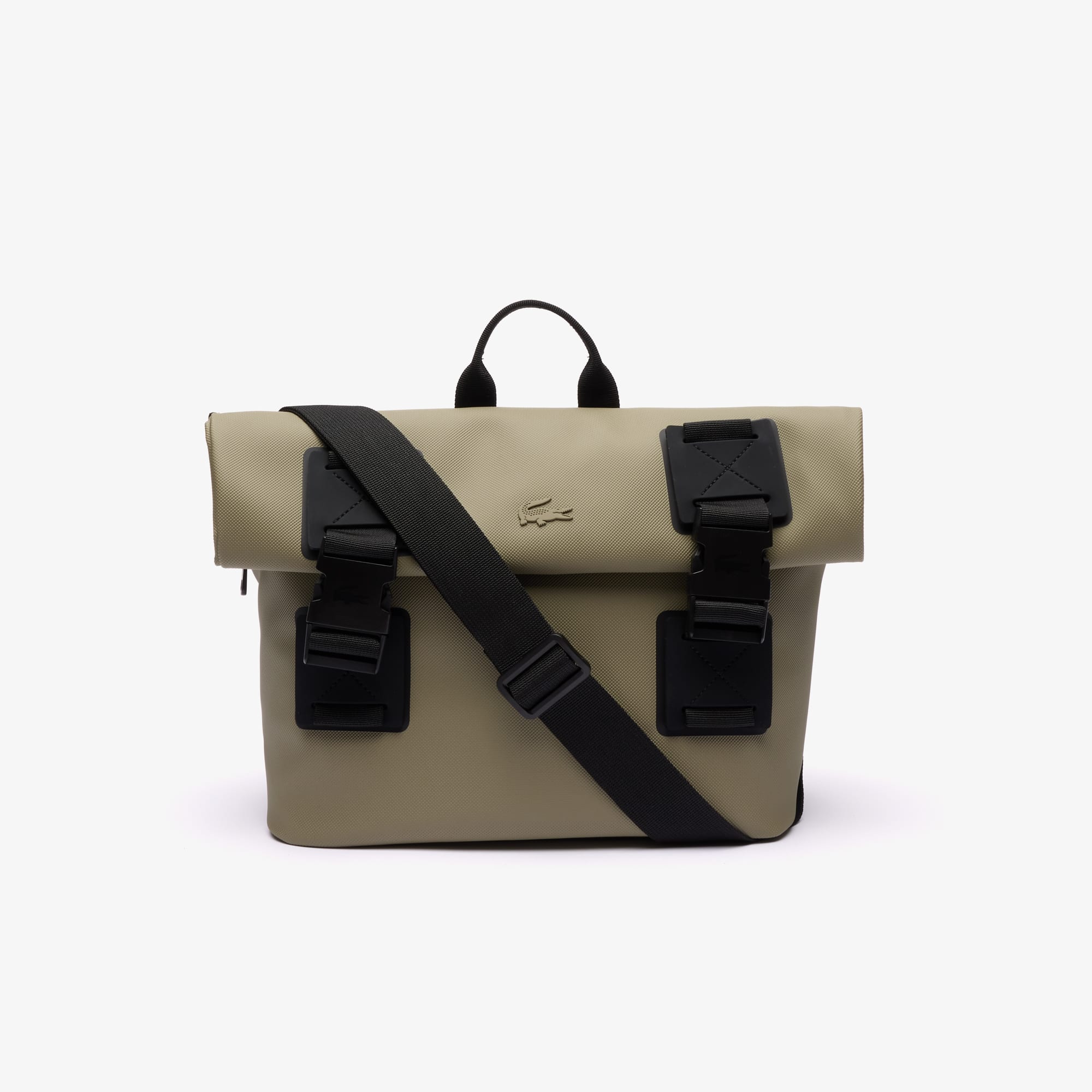 Sac à roll-top avec poche Sacoches & Pochettes - Beige - Lacoste - Homme