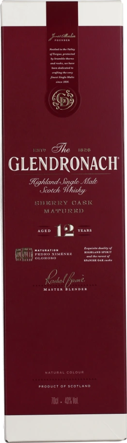 GLENDRONACH 12 YEARS SHERRY CASK 70CL