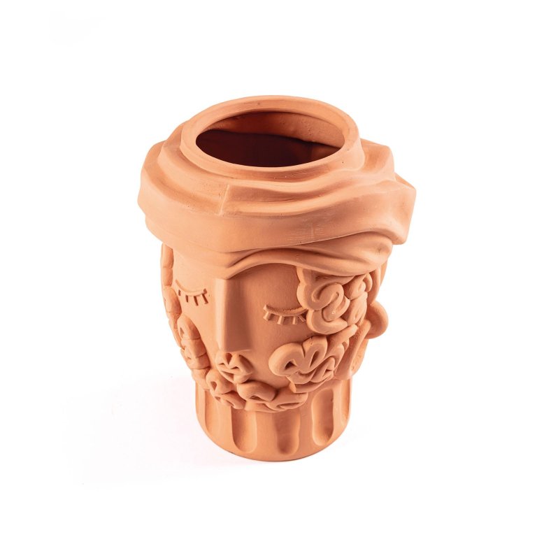 Seletti Magna Graecia Man bloempot terracotta