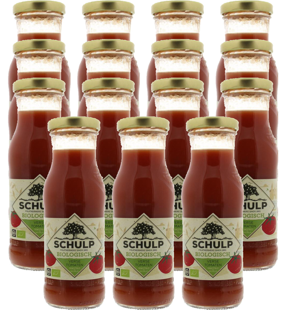 Schulp Tomatensap Bio 15 Pack (15 x 200 ml)