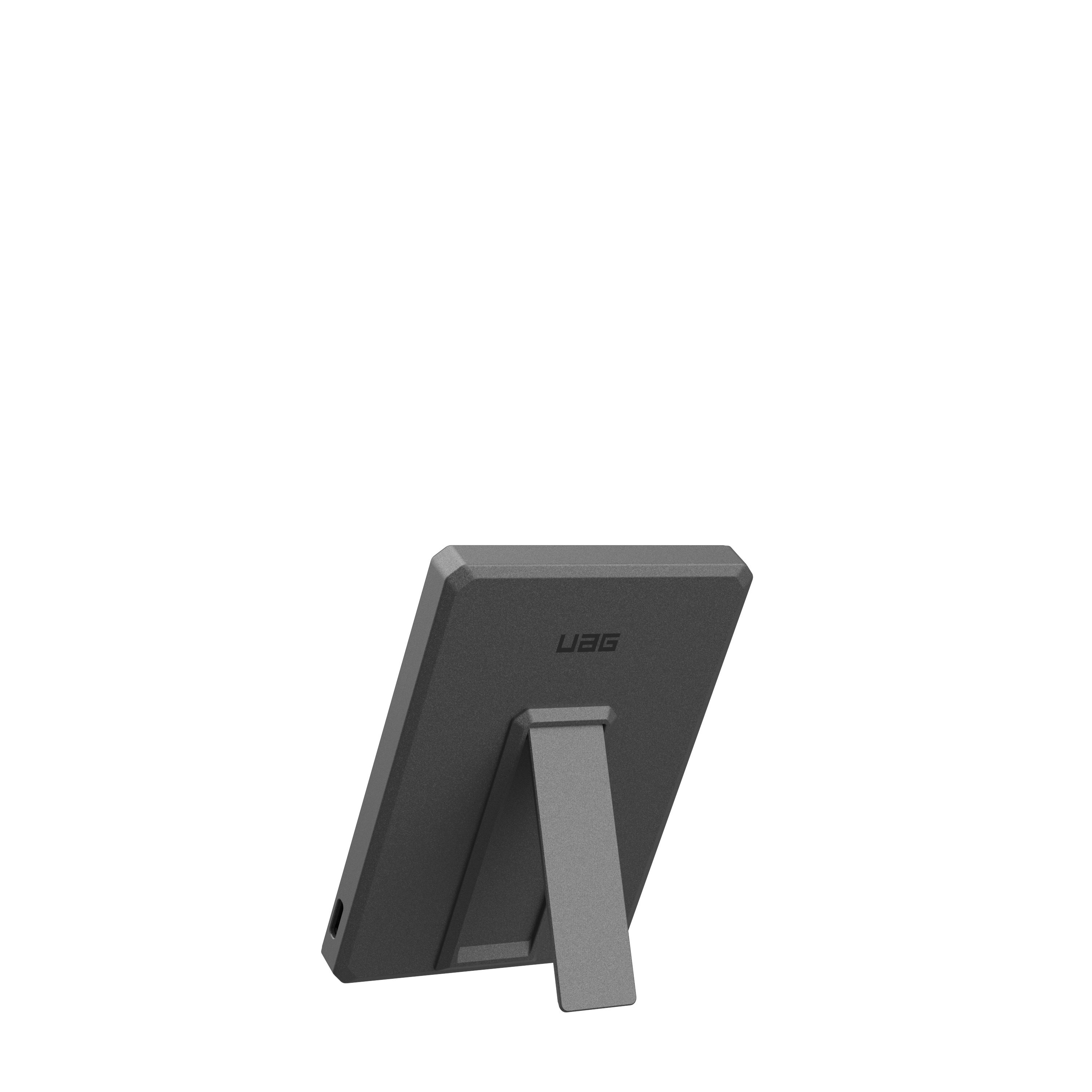 (20W) 5000mAh Slim MagSafe Powerbank USB C Ladegerät mit Kickstand   Ladekabel (9B4417114030) - Titan / Schwarz