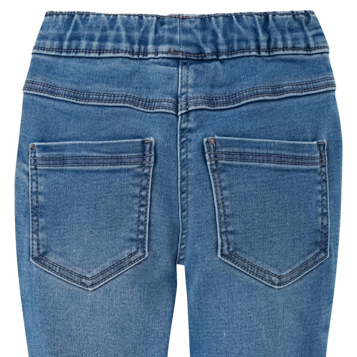 Famy 2 Mädchen Jeggings mit Stretch-Bund hellblau / dunkelblau