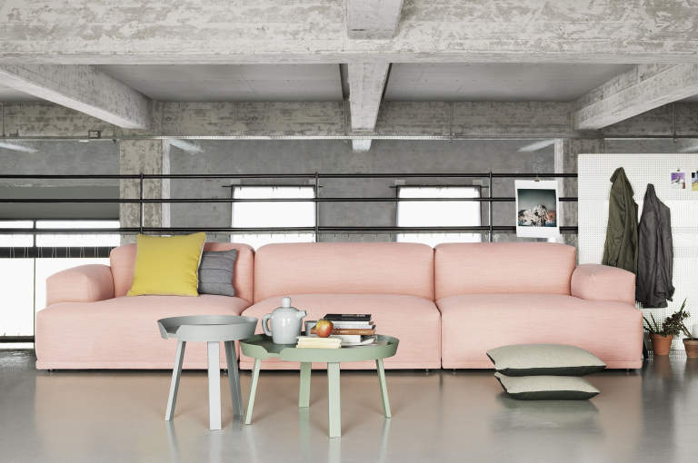 Muuto Connect bank tweezitter Steelcut Trio 515 links