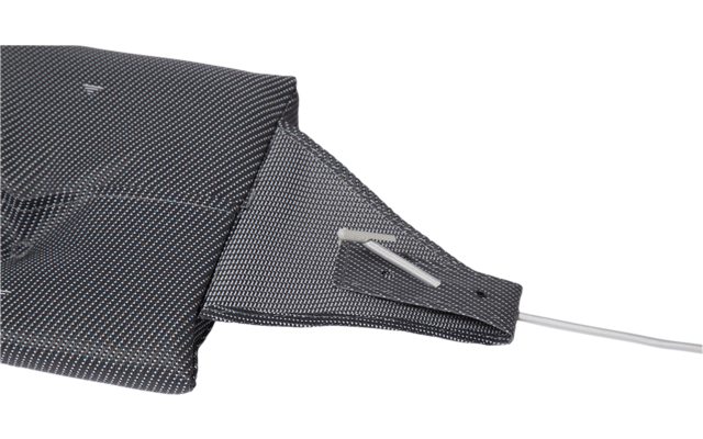 Crespo A/237 Classic Kopfkissen für Campingstühle dunkelgrau