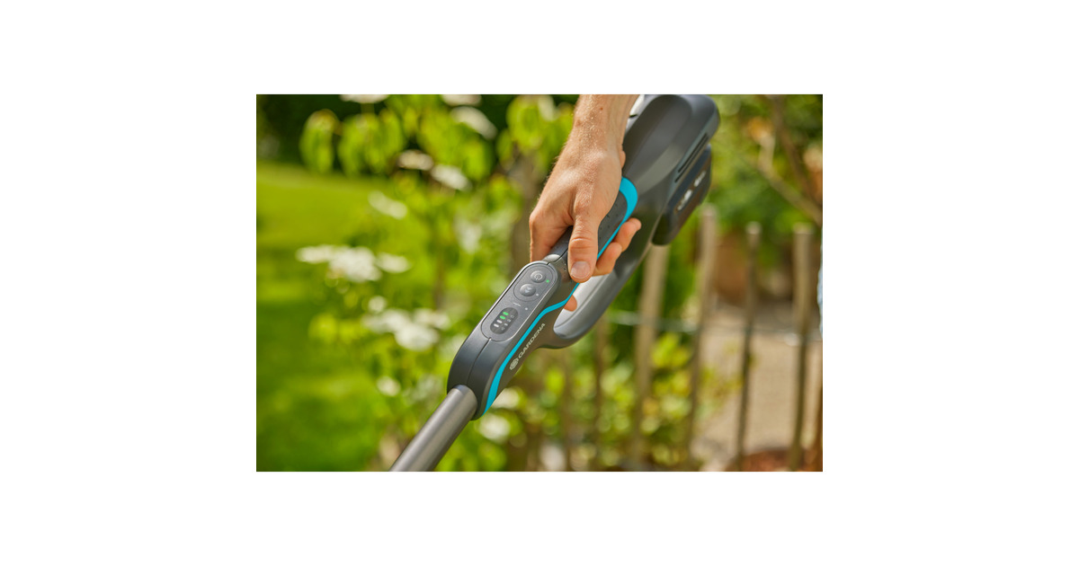 GARDENAPowerTrim 30 18V grastrimmer  (Grijs/turquoise, Accu en lader niet inbegrepen)