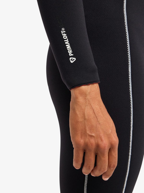 3/2 Elite Xtra Stretch Combinaison de surf zip poitrine Noir Femme