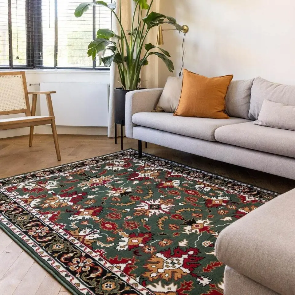 Interieur05 vintage Vloerkleed Funda Groen - 280 x 190 cm