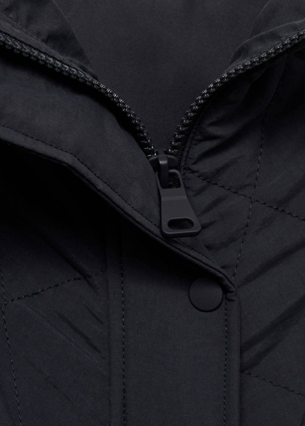 Mango Kids gewatteerde jas marine