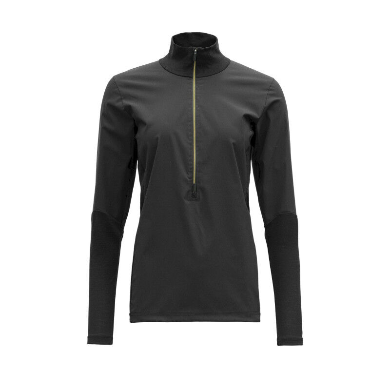 Running Merino Cover Zip Neck - Polaire en laine mérinos femme