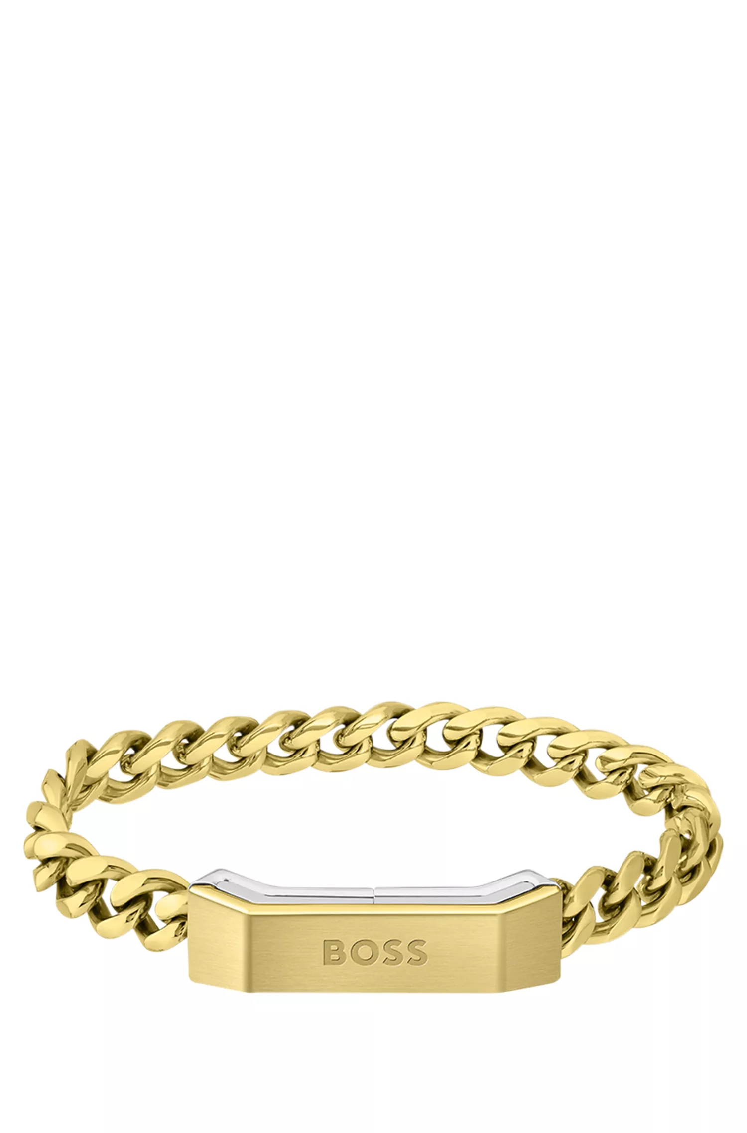 Bracelete BOSS Orange-Chain com fecho magnético da marca: tamanho médio