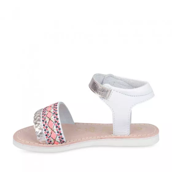 Sandales BLANC NINI & GIRLS CUIR