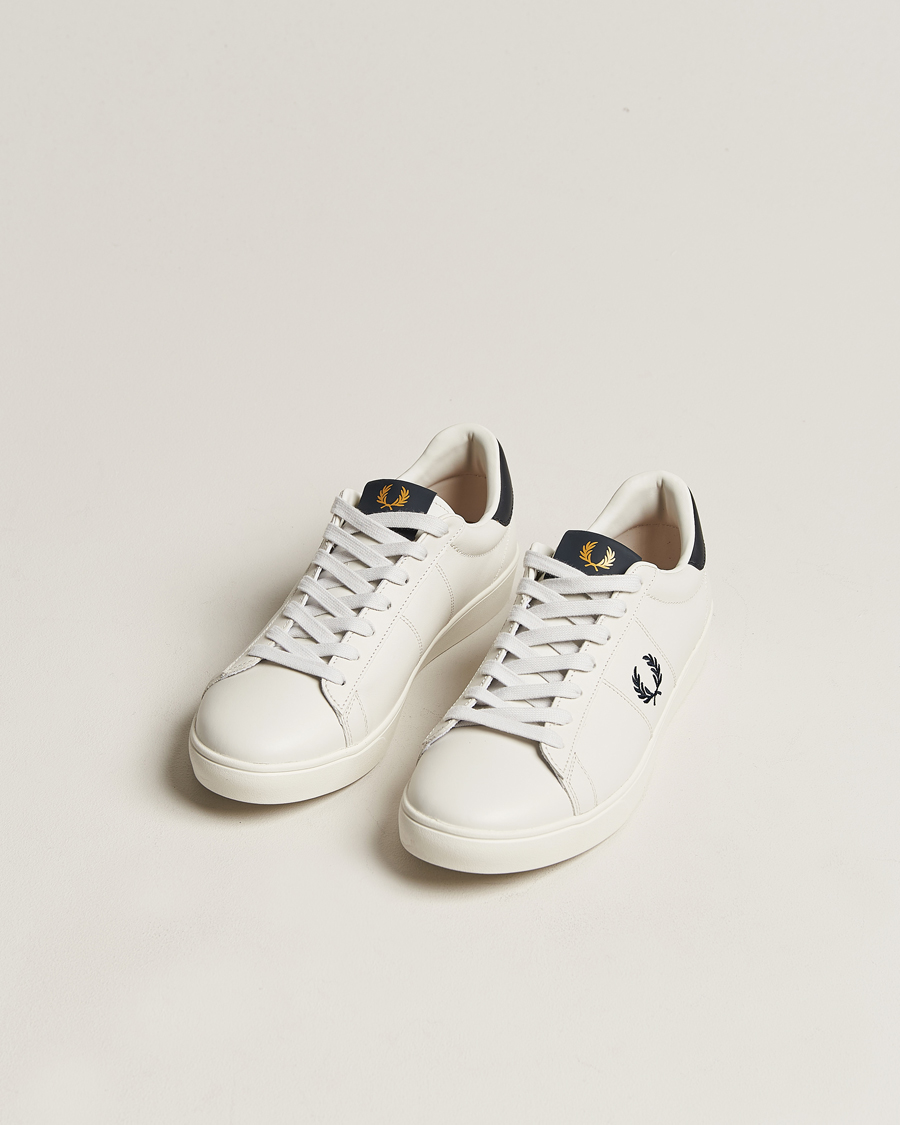 Fred Perry Spencer Leather Sneakers Porcelain/Navy