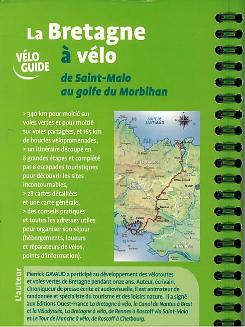 OUEST FRANCE - BRETAGNE A VELO T 3 ST MALO G DU MORBIHAN