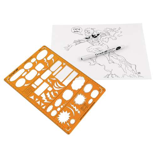 Graph'it Zeichenschablone Manga / Comic