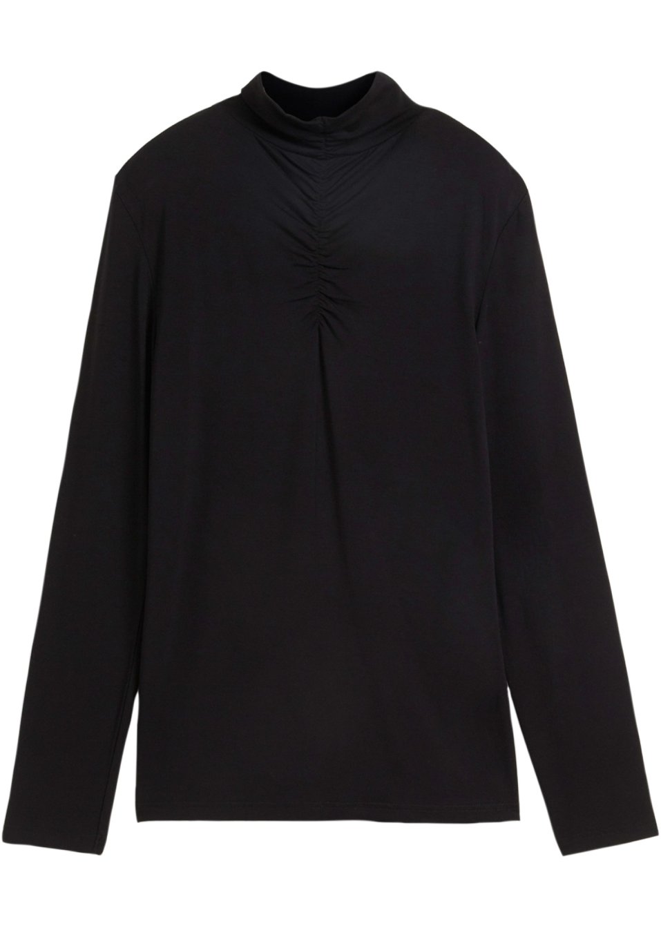 T-shirt manches longues froncé