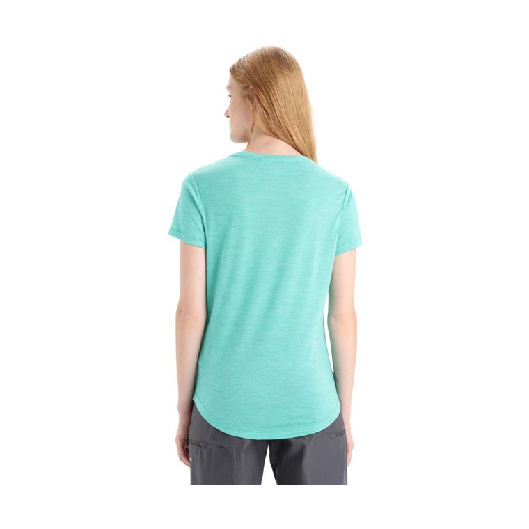 Icebreaker Sphere II SS Scoop Tee Women Fresh Heather