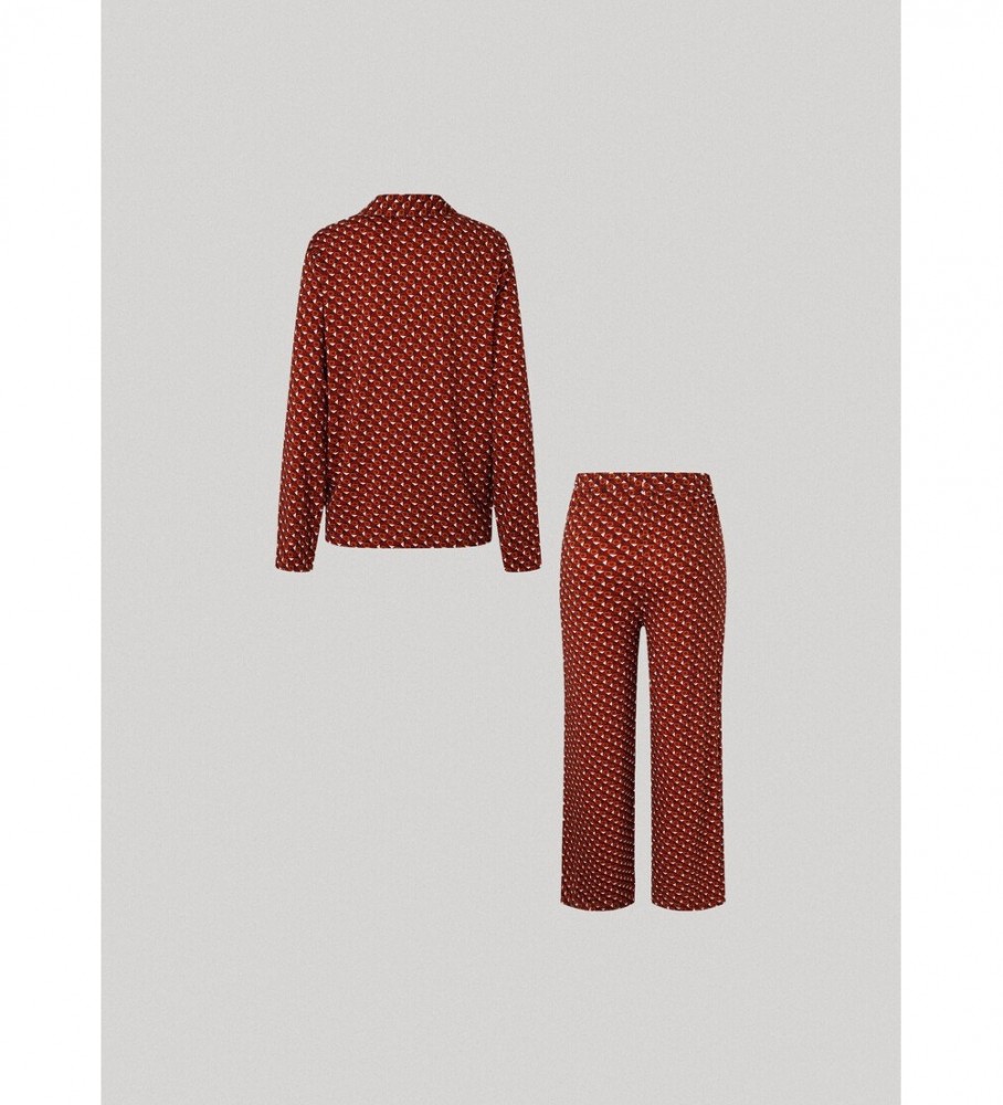Conjunto de pijama vermelho Pepe Jeans
