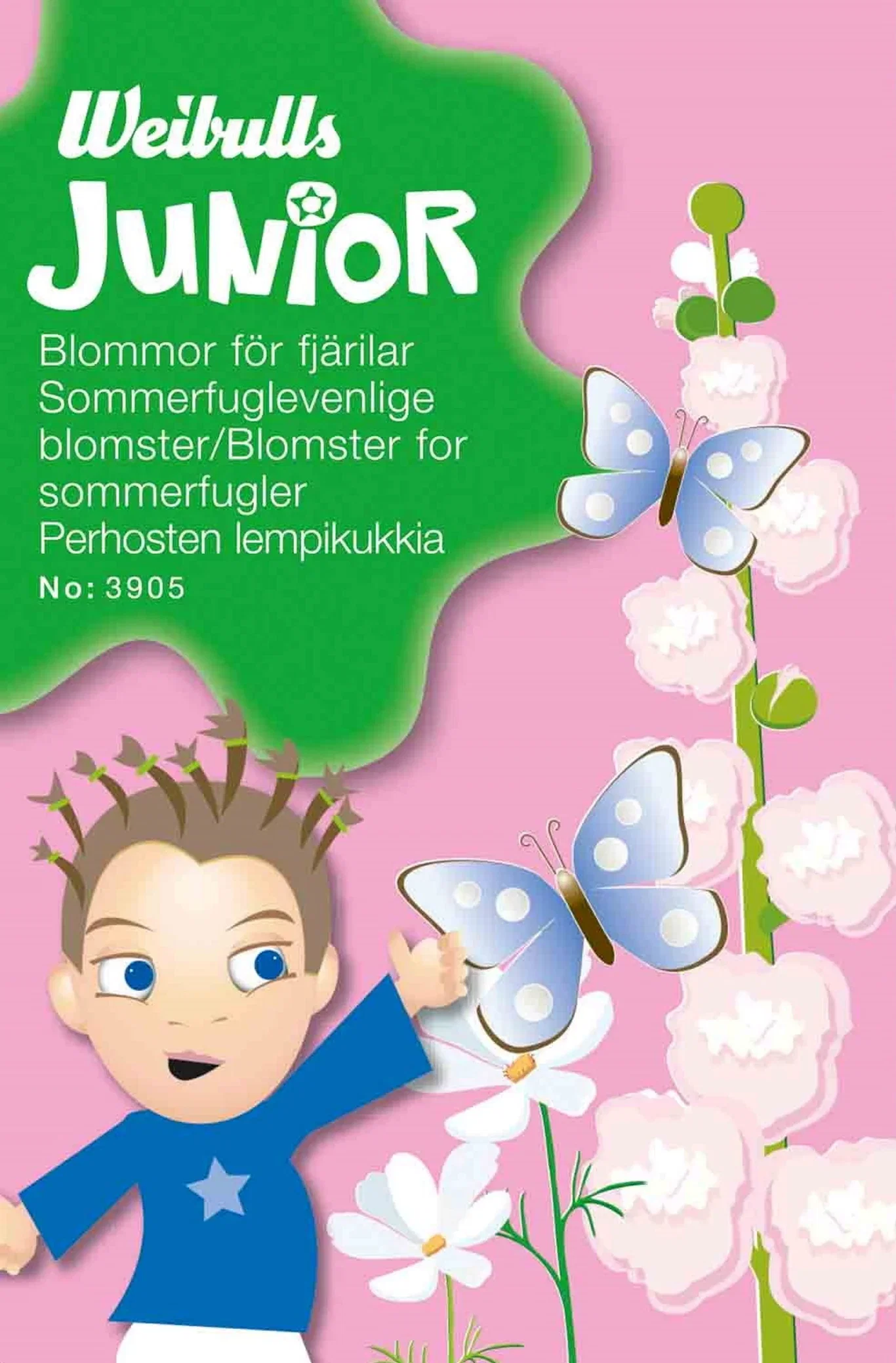 Weibulls Weibulls Junior Blomstermiks for sommerfugler