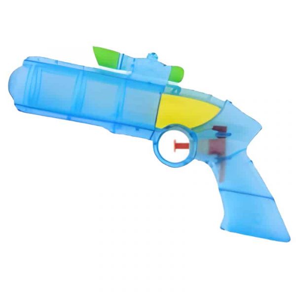 Solmar Pistola de Água Compacta Translúcida 22 cm Azul