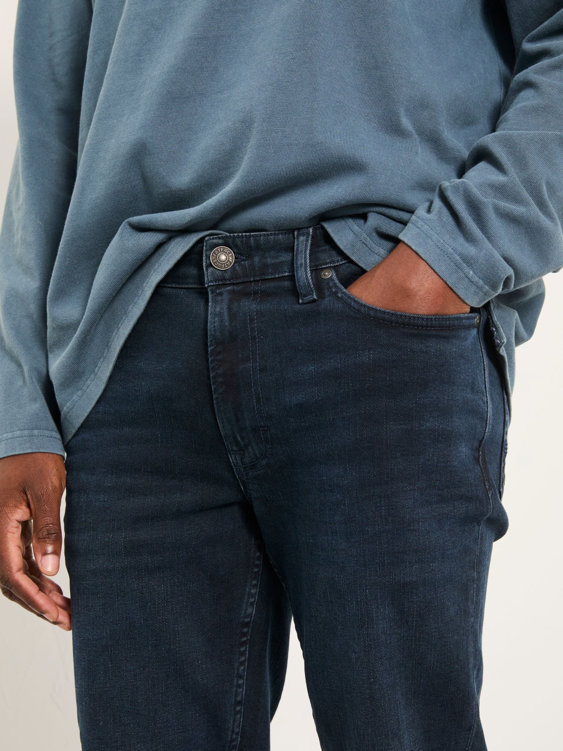 Denim donkerblauw - FatFace slim-fit jeans