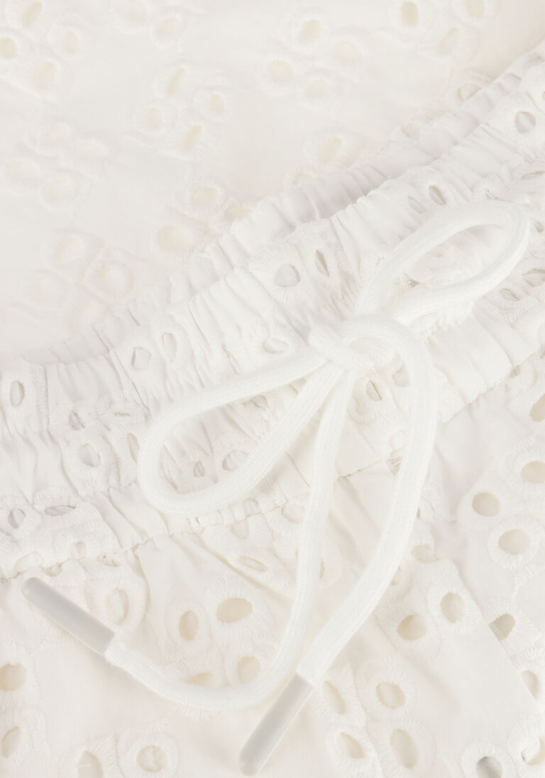 witte dante6 korte broek treva broderie anglaise shorts