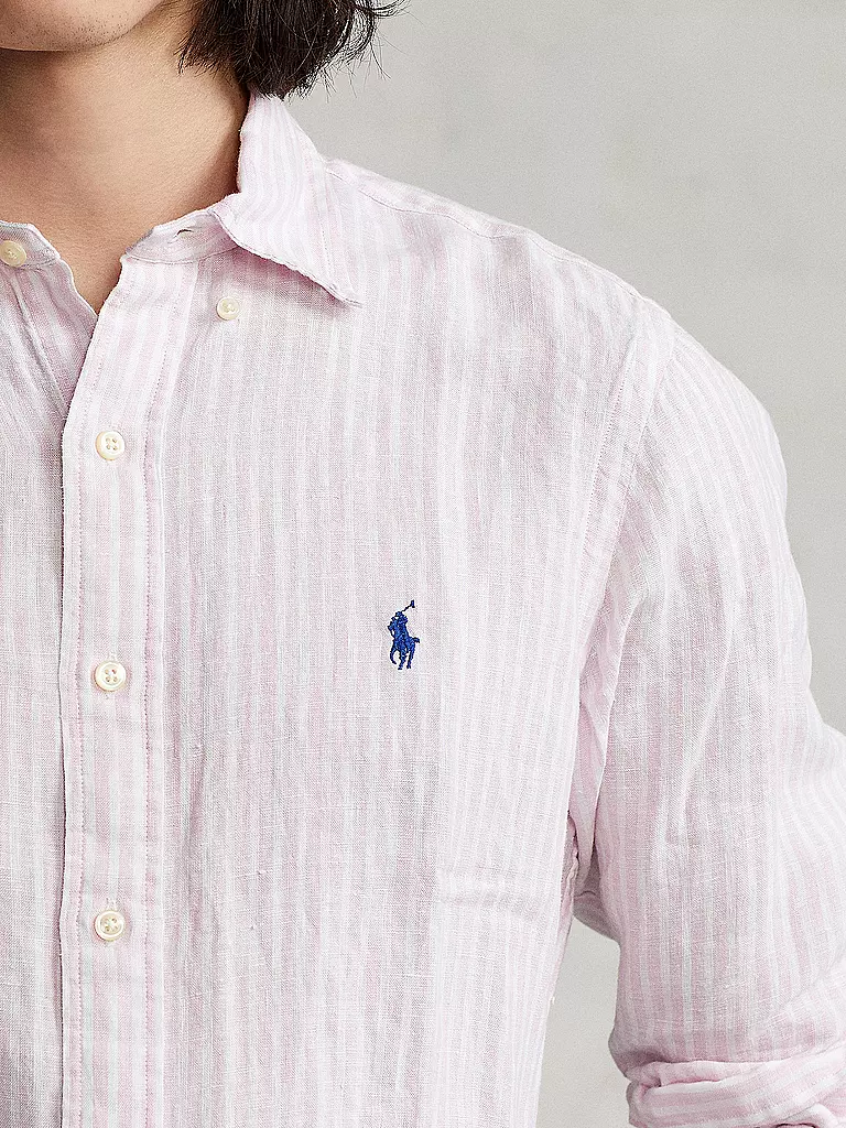 POLO RALPH LAUREN Leinenhemd  rosa
