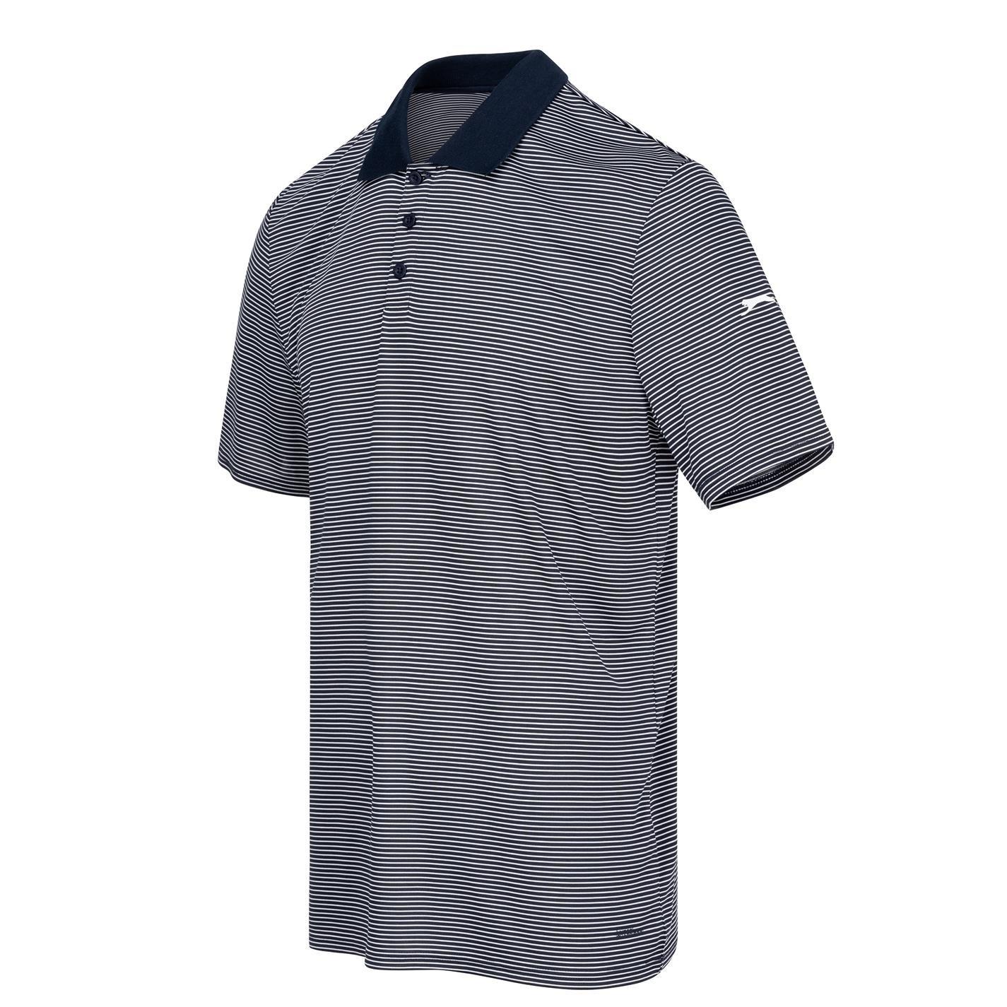 Slazenger Micro Stripe Golf Polo Shirt Mens