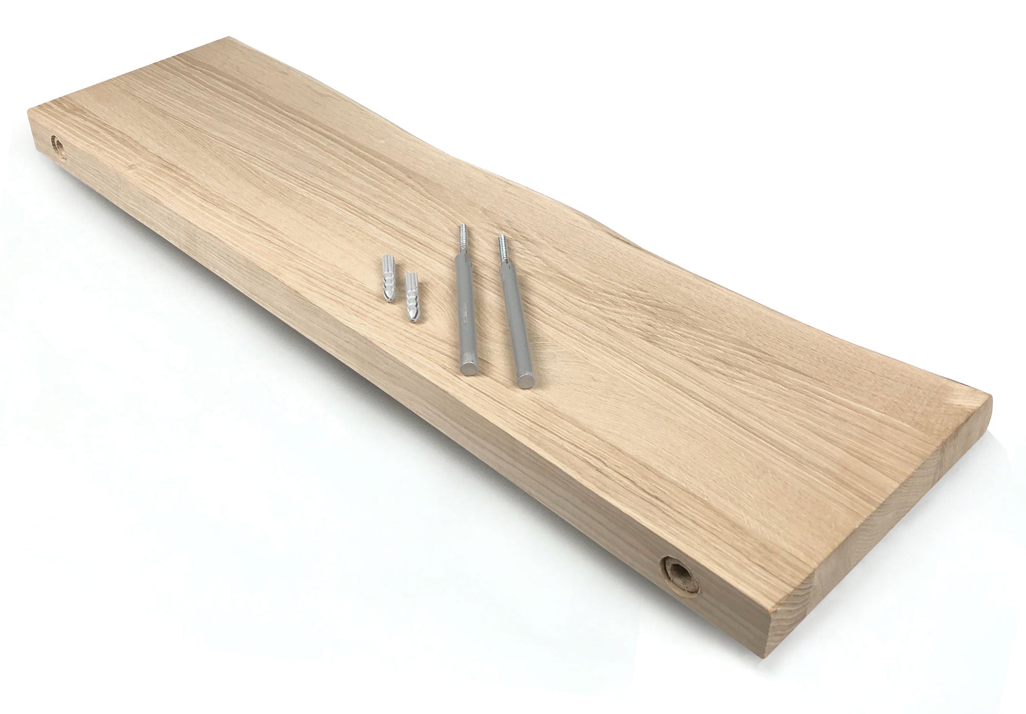 WOODBROTHERS zwevende wandplank eiken boomstam 120 x 20 cm