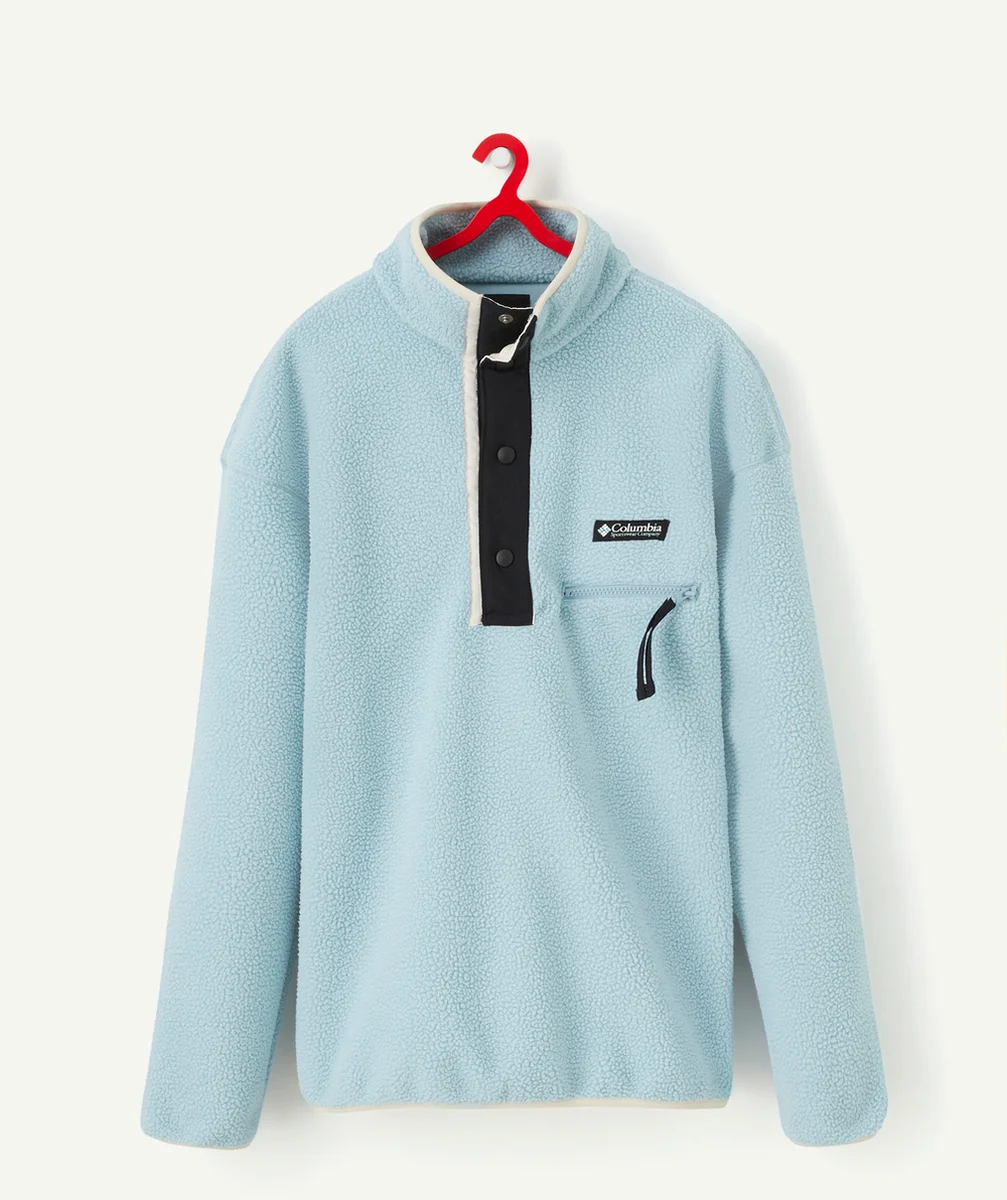 COLUMBIAPULL EN POLAIRE STREETWEAR HELVETIA BLEU