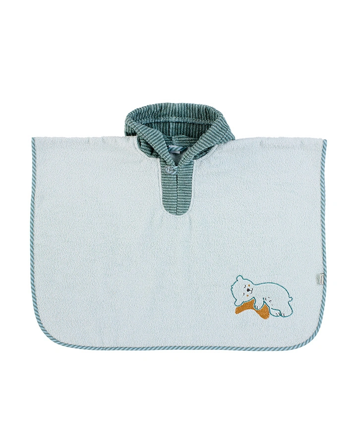 Badeponcho BÄR BEN in hellgrün