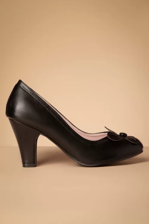 Banned Retro Noelle pumps in zwart