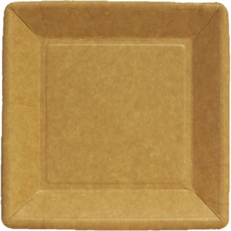 Salling paptallerkener 18x18 cm 10-pak - kraft