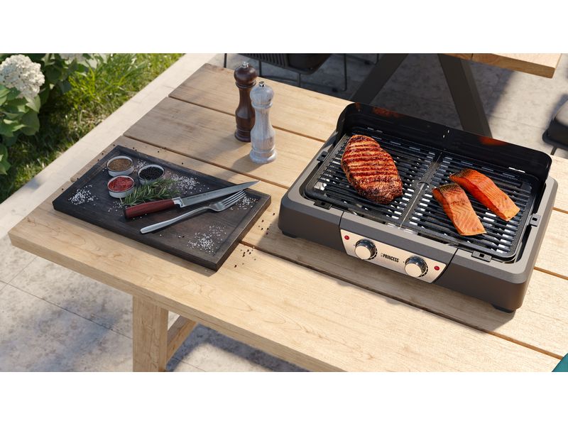 Princess Tischgrill BBQ 2000 W Elektrischer Tischgrill