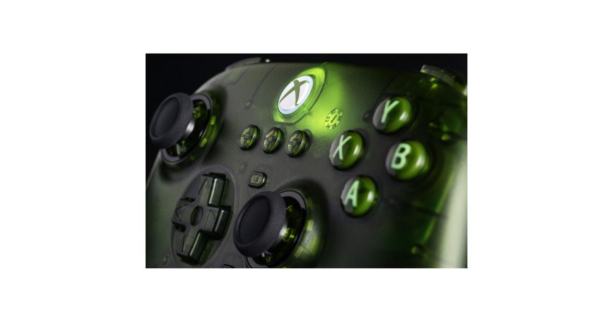 8BitDoUltimate 3-mode controller voor Xbox  (Groen/transparant, Xbox Series X|S, Xbox One, Pc, Bluetooth / USB-C / 2.4 GHz)