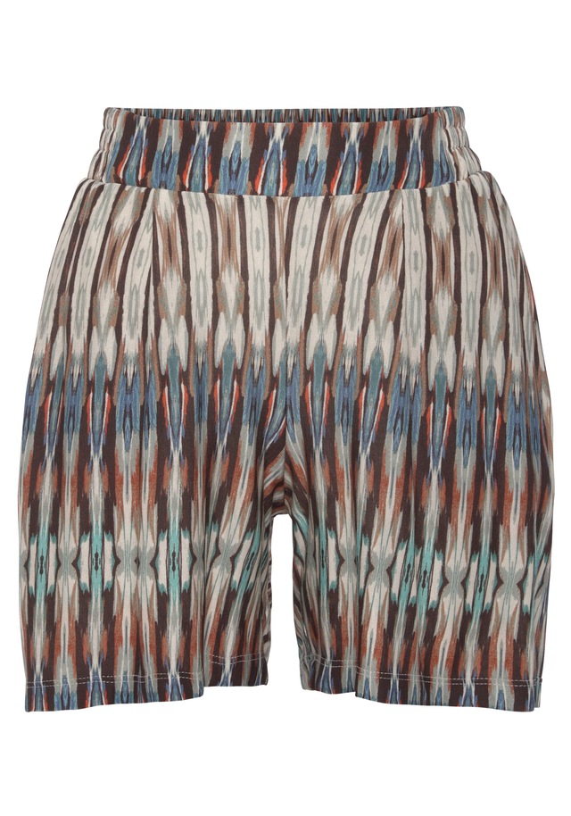 Vivance Shorts  mit Ethnoprint, kurze Hose mit Gummizug, sommerliche Strandshorts
