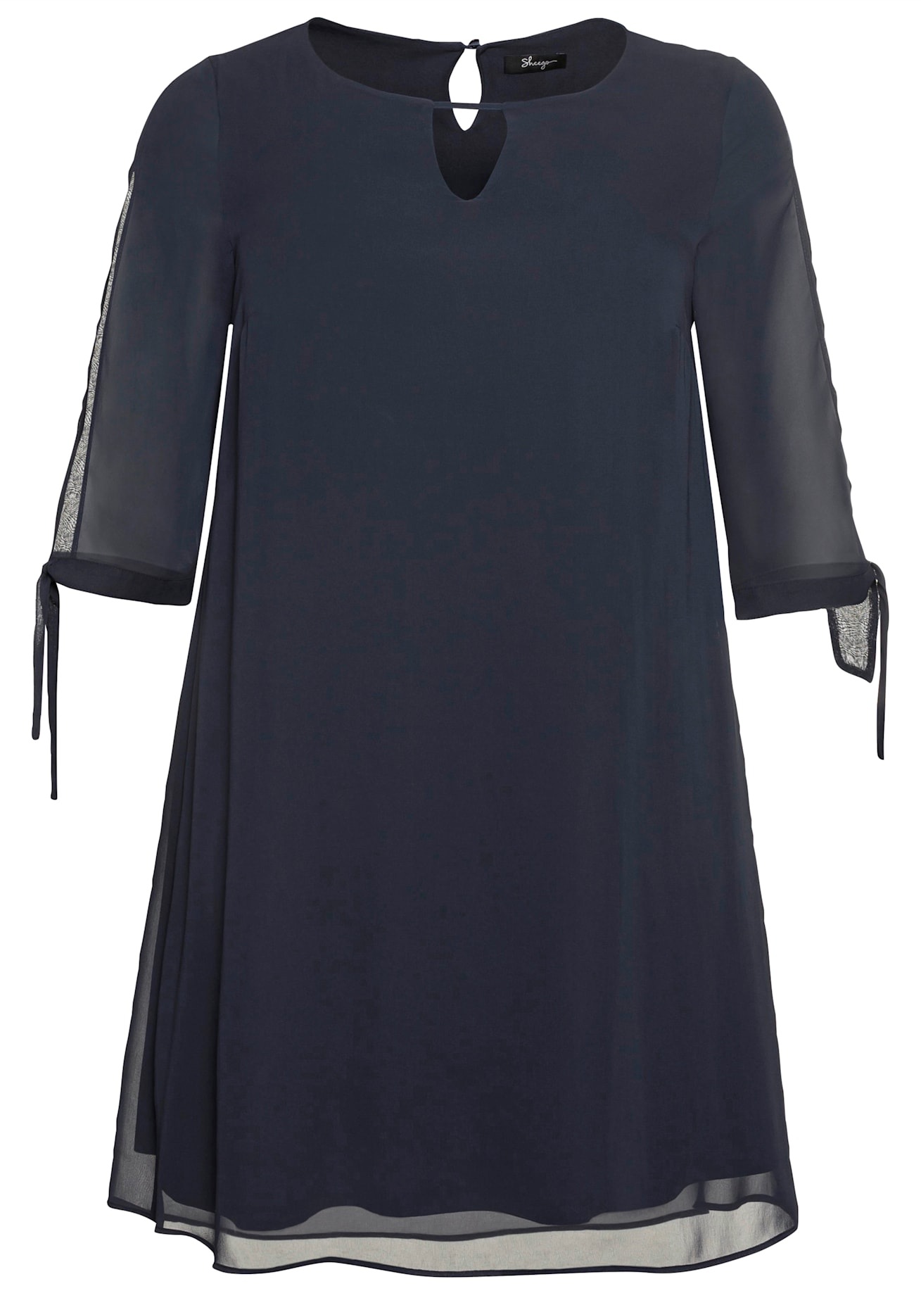 Sheego Chiffonkleid »Chiffonkleid«