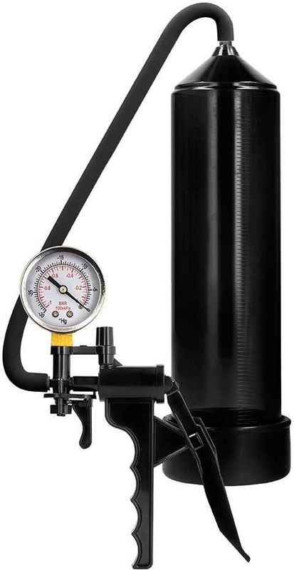 Shots - Pumped Elite Penispomp met Drukmeter black