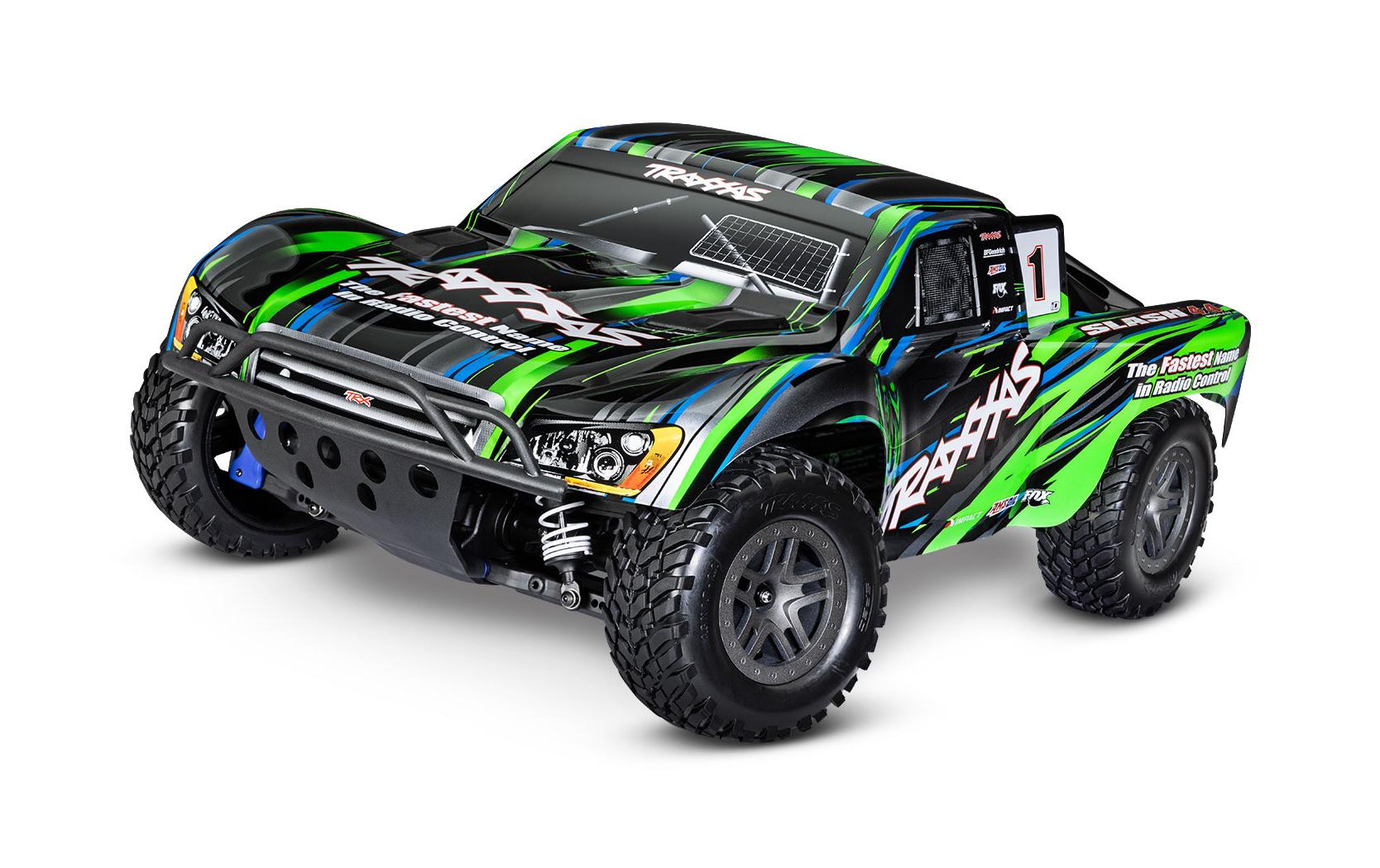 Short Course Truck Slash 4x4 BL-2s Grün, ARTR, 1:10<br>Robuster 4WD Brushless SCT