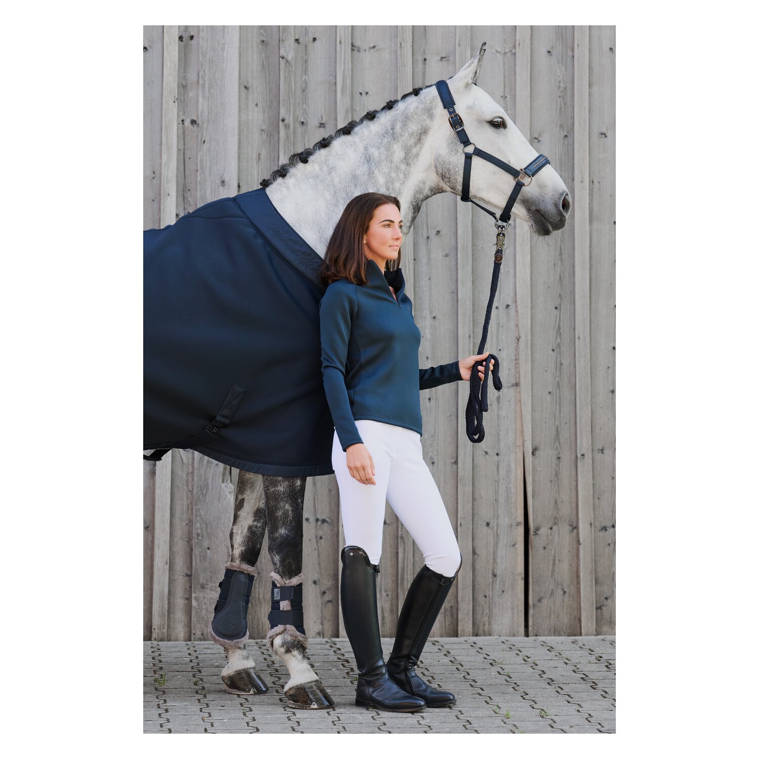 ESKADRON Platinum Abschwitzdecke Jersey Air - atlantic blue