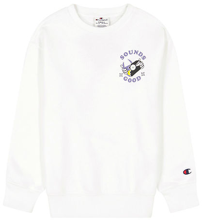 Champion Sweatshirt - Rundhalsausschnitt - Weiß