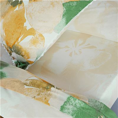 Linge de lit motif pétales - BECQUET CRÉATION