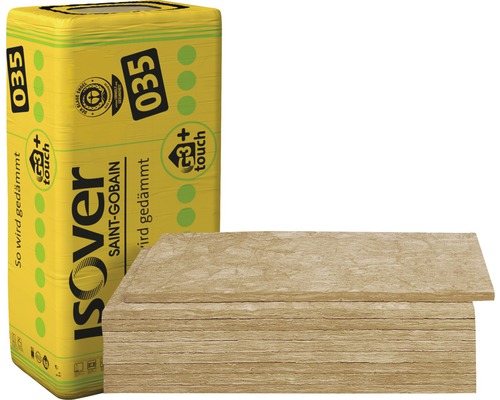 ISOVER geluidsabsorberend paneel Akustic SSP1 voor akoestische plafonds, ongelamineerd, WLG 035, 1250 mm x 600 mm x 20 mm