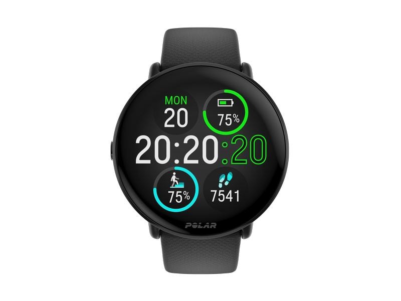 POLAR GPS-Sportuhr Ignite 3 Schwarz/Schwarz Fitnessuhr mit GPS