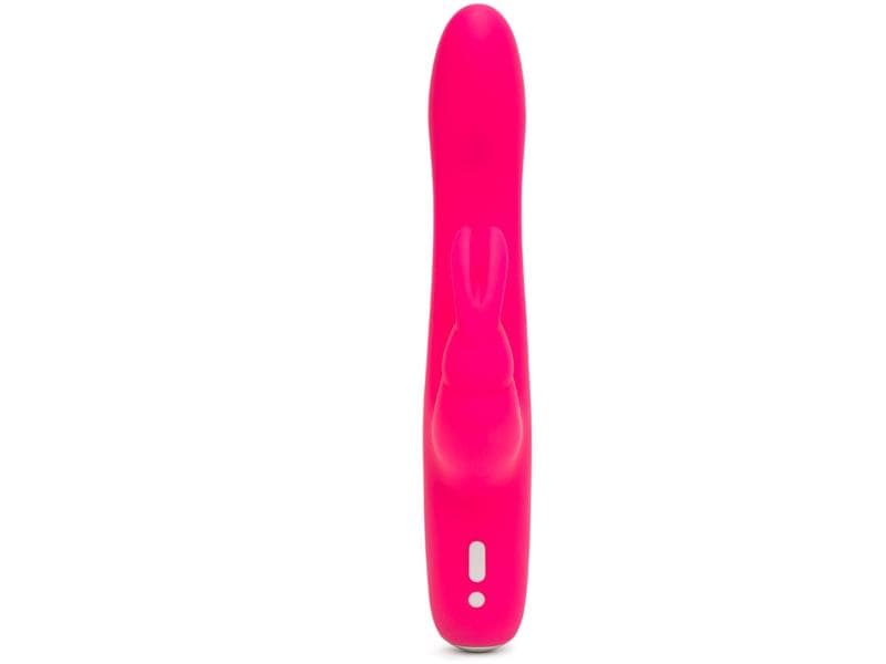 Happy Rabbit Vibrator Curve Slim Rabbit Pink Schlanker Rabbit Vibrator aus samtweichem Silikon