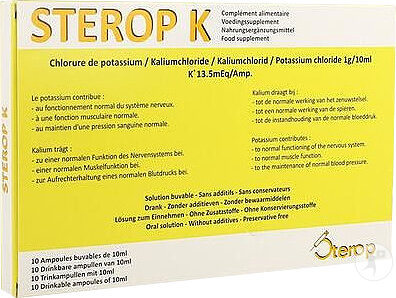 Sterop K Amp.Buvable 10 10ml